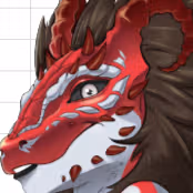 Red Dragon Furry Girl Sticker | Original Vinyl Sticker Futa furry sticker,nsfw sticker,stickers,red dragon furry,futa sticker