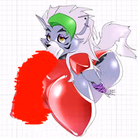 Roxanne v9 Sticker | Five Nights at Freddy's Vinyl Sticker NSFW roxanne sticker,nsfw sticker,stickers,Nights at Freddy's,furry sticker