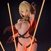 Evelyn Chevalier Statue | Zenless Zone Zero Fan Art by FunserviceSTL SFW,NSFW,Futa 3d printed statue,nsfw statue,Evelyn Chevalier statue,Zenless Zone Zero ,3d printed figure,3d printed,futa figurines,futanari figurines,futanari statue,futa statue
