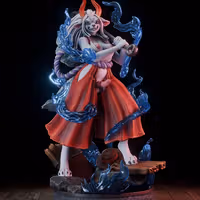 Yamato Furry Statue | One Piece Fan Art by Anyonensfw SFW,NSFW,Futa 3d printed statue,3d printed,nsfw statue,3d printed figure,Yamato statue,One Piece statue,furry statue,futa statue,futa figurines,futanari figurines,futanari statue