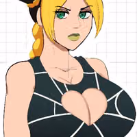 Jolyne Kujo Bust Sticker | Anime Stickers Ecchi Cartoon SFW null