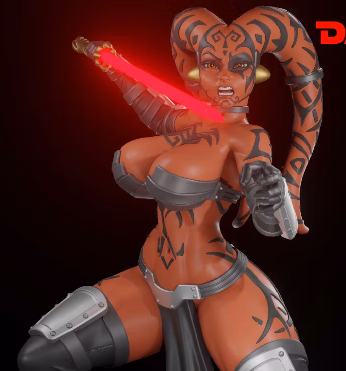 Darth Talon Statue | Star Wars Fan Art by Digital Dark SFW,NSFW,Futa 3d printed statue,3d printed,nsfw statue,futa statue,3d printed figure,Darth Talon Statue,Star Wars Statue,futa figurines,futanari figurines,futanari statue