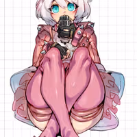 Adesivo Elphelt Valentine Shy | Guilty Gear Adesivo in vinile SFW,Futa stickers,Guilty Gear sticker,Elphelt Valentine sticker,futa sticker,sfw sticker,futanari sticker