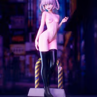 Statua Nazuna | Call of the Night Fan art di EggmaStudios SFW,NSFW 3d printed statue,3d printed,3d printed figure,Nazuna Statue,Call of the Night Statue,nsfw statue