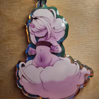 Dazzi Keychain | Palworld Acrylic Keychain SFW Palworld,Dazzi Keychain,furry keychain,sfw keychain