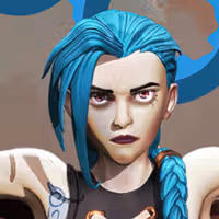 Jinx Statue | Arcane Fanart von Hawo SFW 3d printed statue,3d printed,league of legends,3d printed figure,Jinx Statue