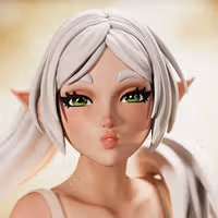 Frieren Statue | Frieren: Beyond Journey's End Fan Art by PEACHFIGURE SFW,NSFW 3d printed,3d printed statue,Frieren Statue,Frieren: Beyond Journey's End statue,nsfw statue