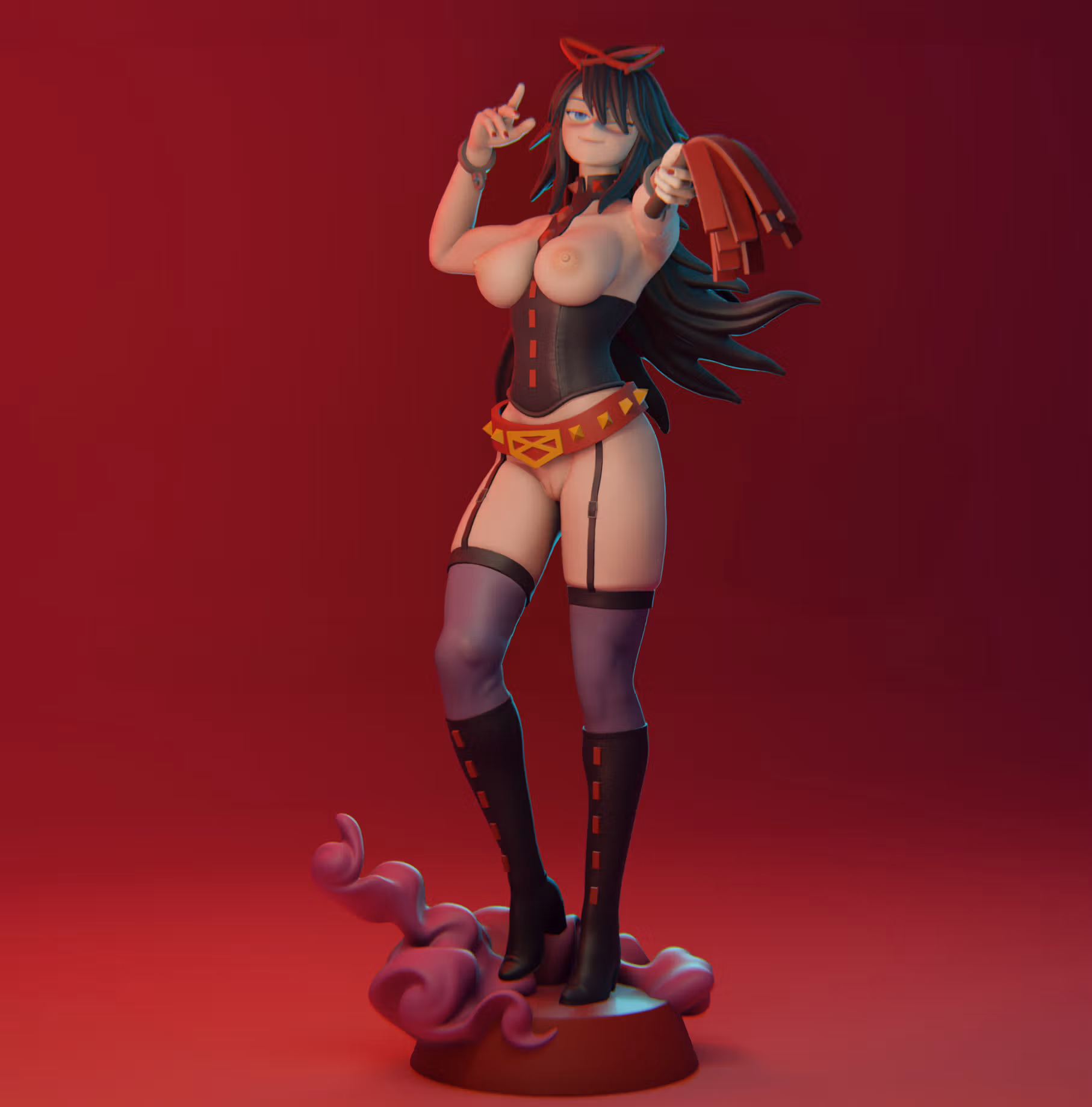 Miss Midnight Statue | My Hero Academia Fan Art by Magpie3d SFW,NSFW,Futa 3d printed statue,3d printed,3d printed figure,nsfw statue,futa statue,futa figurines,futanari figurines,futanari statue,My Hero Academia statue,Miss Midnight statue