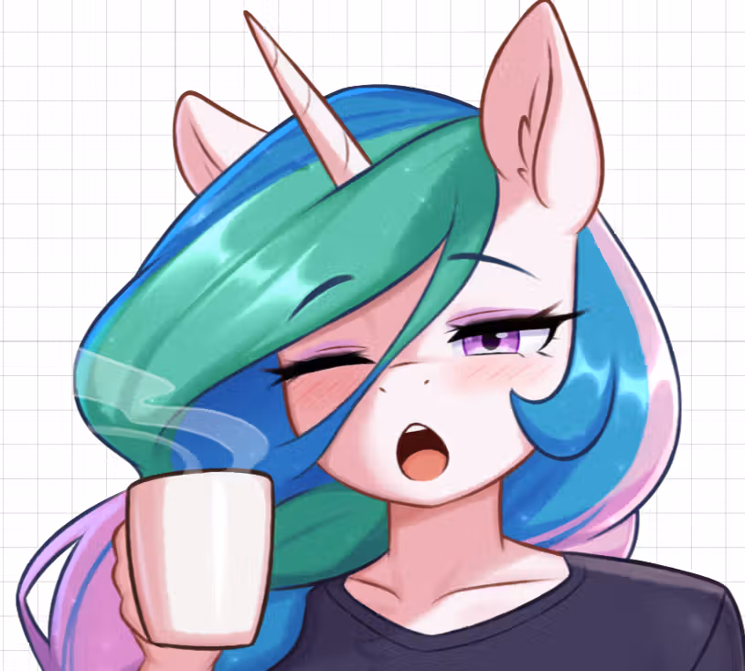 Princess Celestia Sleepy Furry Sticker | My Little Pony Vinyl Sticker NSFW,Futa furry sticker,nsfw sticker,futa sticker,stickers,Princess Celestia,mlp sticker,My Little Pony sticker