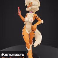 Arcanine Statue | Pokemon Fan Art by Anyonensfw SFW,NSFW,Futa 3d printed,Arcanine Statue,futa statue,pokemon statue,nsfw statue,furry statue,futa figurines,futanari figurines,futanari statue