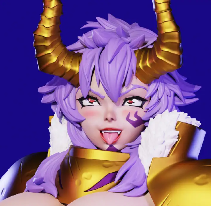 General Chloe Statue | Mahou Kaiju Fan Art by Freyas Fantasys NSFW,Futa 3d printed statue,3d printed,3d printed figure,Mahou Kaiju Statue,General Chloe Statue,nsfw statue,futa figurines,futanari figurines,futanari statue,futa statue