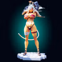 Ghislaine Muscle Mommy Statue | Mushoku Tensei Fan Art by Officer Rhu SFW,NSFW,Futa 3d printed,Ghislaine statue,futa statue,Mushoku Tensei statue,furry statue,nsfw statue,futa figurines,futanari figurines,futanari statue