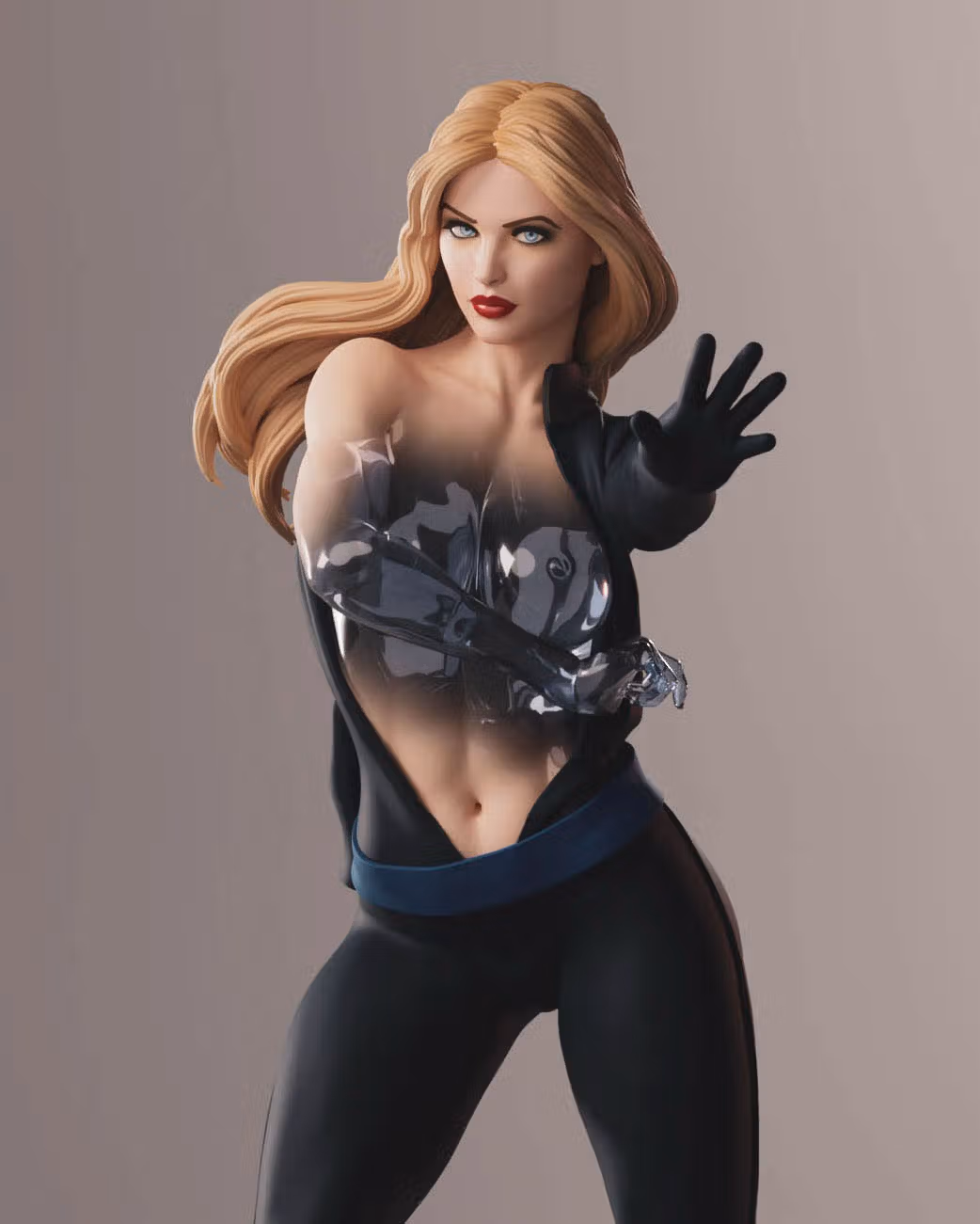 Statua Sue Storm | Marvel Fan art di Abe3D SFW,NSFW 3d printed statue,sue storm,fantastic4 statue,3d printed figure,3d printed,nsfw statue