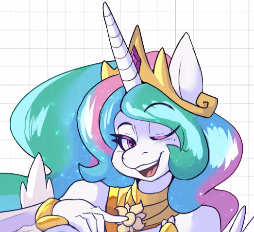 Princess Celestia V3 Furry Sticker | My Little Pony Vinyl Sticker SFW furry sticker,sfw sticker,stickers,Princess Celestia,mlp sticker,My Little Pony sticker