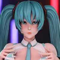 Figura Hatsune Miku | Vocaloid Fanart autorstwa Momoji3d SFW,NSFW 3d printed,3d printed statue,nsfw statue,Hatsune Miku statue,Vocaloid statue