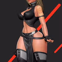 Sith Girl Statue | Star Wars Fan Art by Digital Dark SFW,NSFW 3d printed statue,3d printed,nsfw statue,3d printed figure,Sith Girl Statue,Star Wars