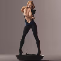 Sue Storm Statue | Marvel Fanart von Abe3D SFW,NSFW 3d printed statue,sue storm,fantastic4 statue,3d printed figure,3d printed,nsfw statue