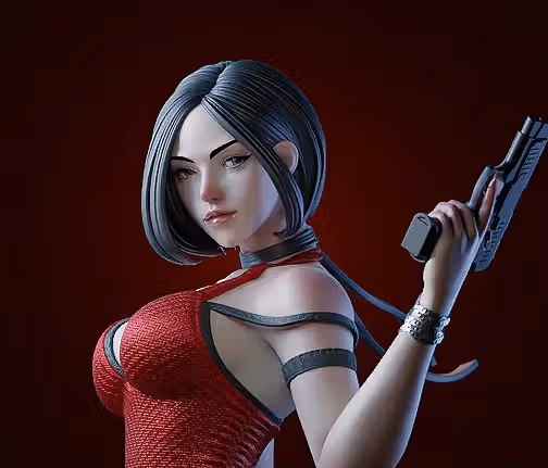 Ada Wong v2 Statue | Resident Evil Fan Art by E.S Monster SFW,NSFW 3d printed,3d printed statue,Resident Evil Statue ,nsfw statue,Ada Wong statue 