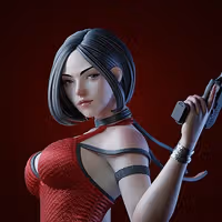 Statue Ada Wong v2 | Resident Evil Fan art par E.S Monster SFW,NSFW 3d printed,3d printed statue,Resident Evil Statue ,nsfw statue,Ada Wong statue