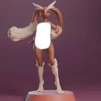 Lopunny Furry Statue | Pokemon Fanart von NaughtyVault NSFW 3d printed,3d printed statue,Pokemon Statue ,Lopunny statue,nsfw statue,furry statue