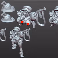 DrizzlePip Goblin Weapons Expert Miniature | Cyberpunk2077 Fan Art by Gaz Minis SFW,NSFW 3d printed,miniature,Cyberpunk2077 miniature,nsfw miniature,DrizzlePip Goblin Weapons Expert,3d printed miniature