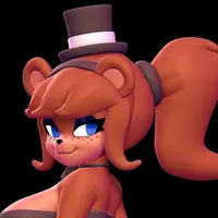 Frenni Statue | Five Nights at Freddy's Fanart von Nonotoys SFW,NSFW 3d printed statue,3d printed,nsfw statue,furry statue,3d printed figure,Nights at Freddy's statue,Frenni statue