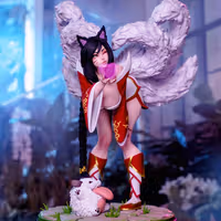 Statua Ahri | League of legends Fan art di Momoji3d SFW,NSFW 3d printed statue,3d printed,nsfw statue,Ahri statue,League of legends statue