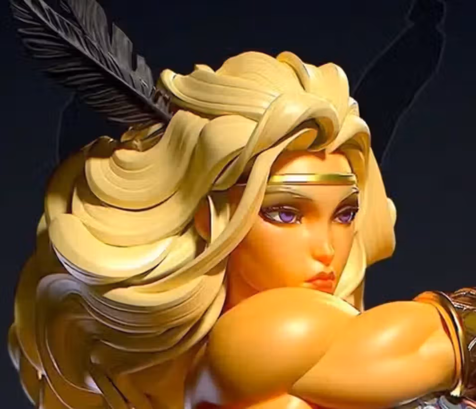 Amazon Statue | Dragon's Crown Fan Art by Yan-H SFW,NSFW 3d printed statue,3d printed,nsfw statue,3d printed figure,Amazon statue,Dragon's Crown statue