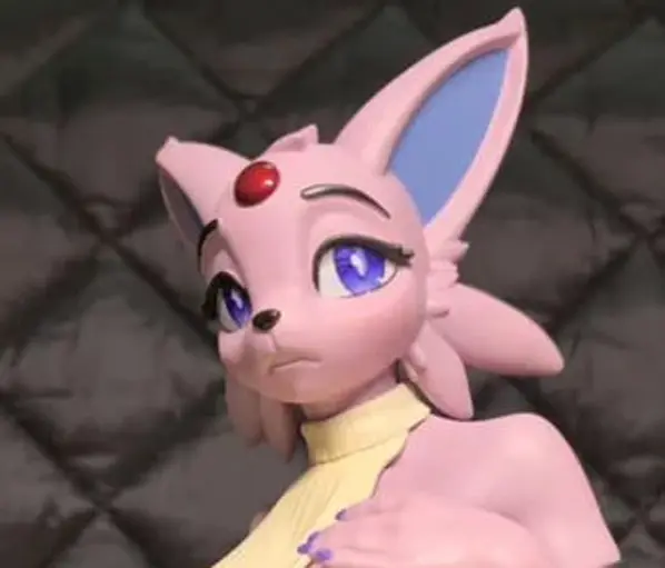 Figura Sweater Espeon Furry | Pokemon Fanart autorstwa YLZX3 NSFW 3d printed,3d printed statue,Pokemon Statue ,Espeon statue,nsfw statue,furry statue