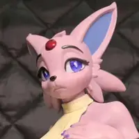 Figura Sweater Espeon Furry | Pokemon Fanart autorstwa YLZX3 NSFW 3d printed,3d printed statue,Pokemon Statue ,Espeon statue,nsfw statue,furry statue