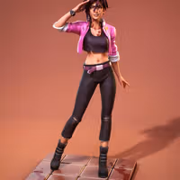 Invisigal Statue | Blonde Blazer Fanart von Kuru Figure SFW 3d printed statue,Dispatch statue,Invisigal statue,3d printed figure,3d printed