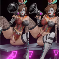 Moxxi Statue | Borderlands Fan Art by Digital Dark SFW,NSFW,Futa 3d printed statue,3d printed,nsfw statue,futa statue,futa figurines,futanari figurines,futanari statue,3d printed figure,Moxxi Statue