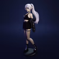Goth Frieren Statue | Frieren: Beyond Journey's End Fan Art by FunserviceSTL SFW,NSFW,Futa 3d printed statue,nsfw statue,Frieren statue,Frieren: Beyond Journey's End Statue,3d printed figure,3d printed,futa figurines,futanari figurines,futanari statue,futa statue