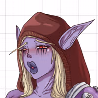 Sylvanas Windrunner Sitting Futa Sticker | World of Warcraft Vinyl Sticker Futa futanari sticker,Sylvanas Windrunner stickers,futa sticker,nsfw sticker,World of Warcraft