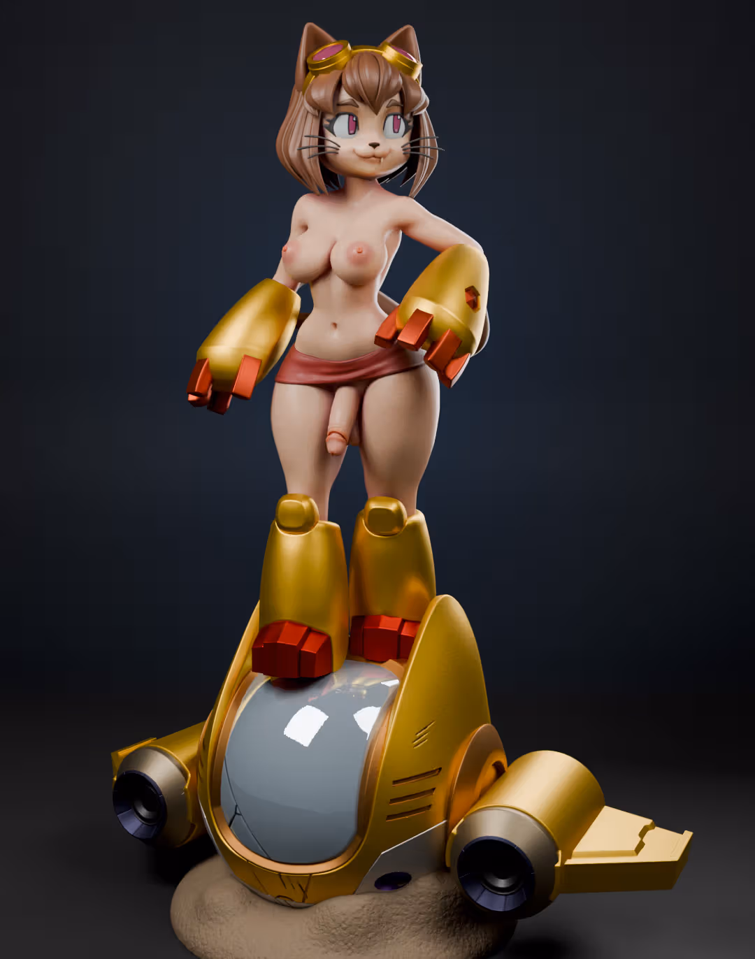 Kit Bodega Furry Statue | Gameoverse Fan Art by Anyonensfw SFW,NSFW,Futa 3d printed statue,3d printed,nsfw statue,3d printed figure,Kit Bodega statue,Gameoverse statue,furry statue,futa statue,futa figurines,futanari figurines,futanari statue