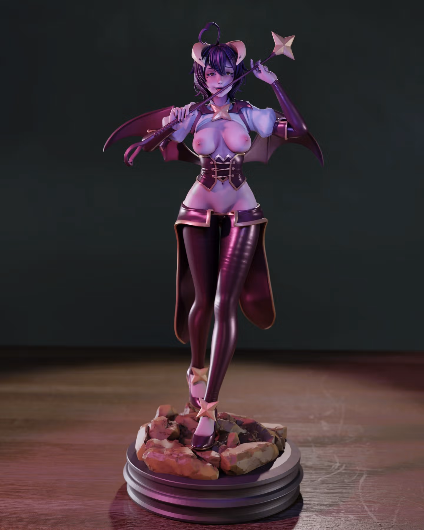 Magia Baiser Statue | Gushing Over Magical Girls Fanart von Momoji3d SFW,NSFW 3d printed,3d printed statue,nsfw statue,Magia Baiser Statue,Gushing Over Magical Girls Statue,3d printed figure