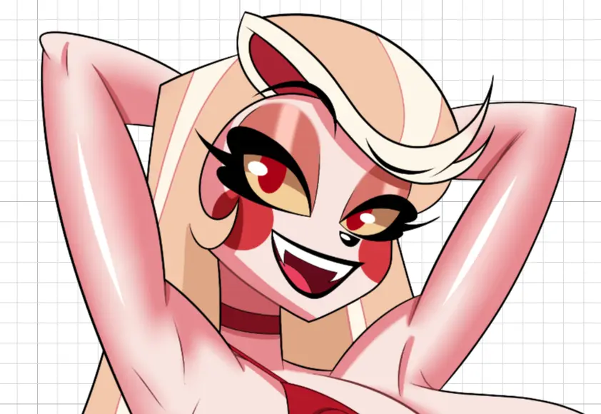 Charlie Bikini Sticker | Hazbin Hotel Vinyl Sticker SFW,NSFW,Futa Hazbin Hotel sticker,nsfw sticker,Charlie stickers,futa sticker,futanari sticker