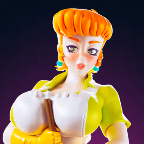 Dexter's Mom Ultra Thicc Statue | Dexter Lab Fan Art by Officer Rhu SFW,NSFW,Futa 3d printed statue,3d printed,nsfw statue,Dexter's Mom Statue,Dexter Lab Statue,futa statue,futa figurines,futanari figurines,futanari statue