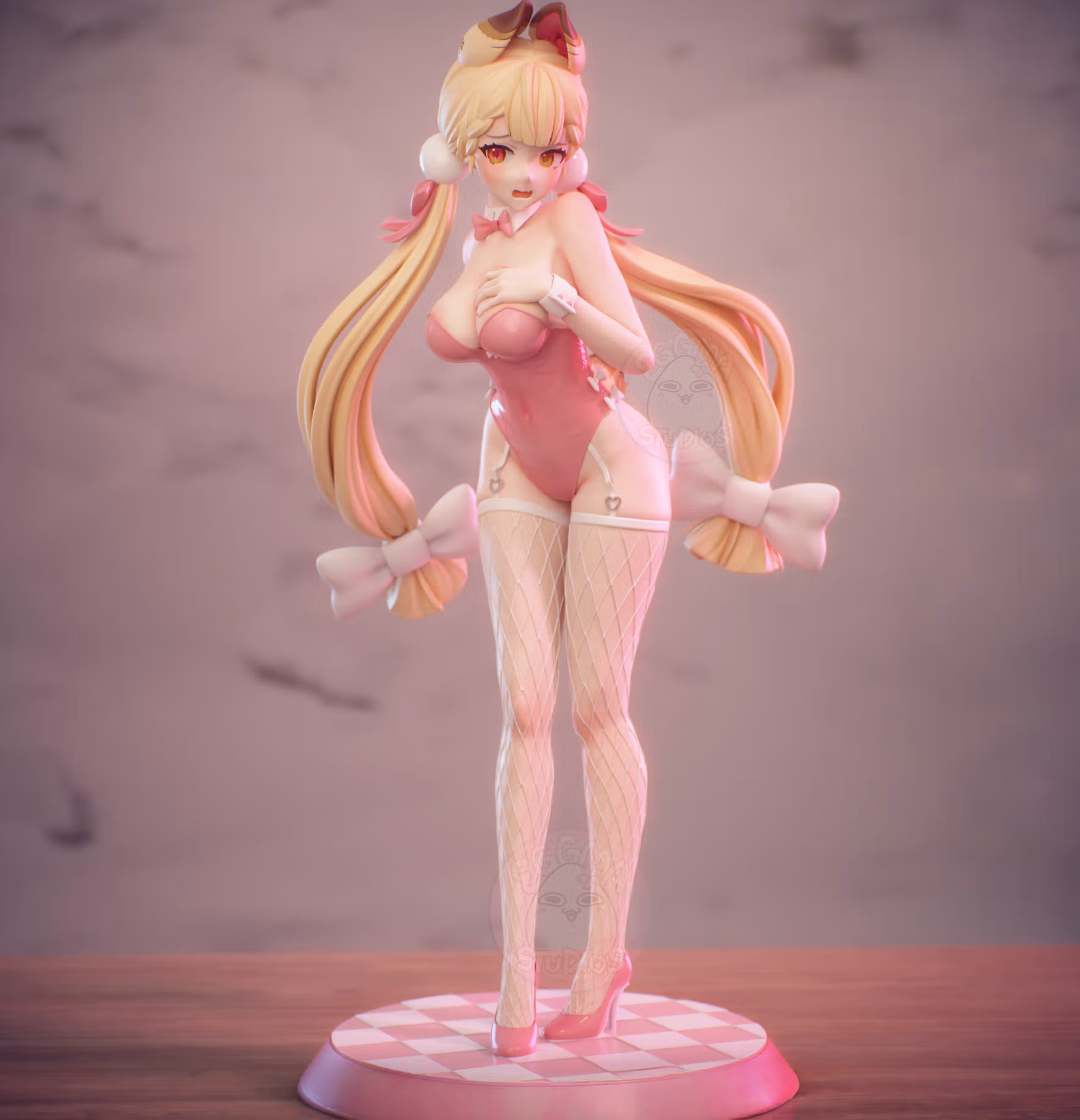 Statua Bunny Alice | Zenless Zone Zero Fan art di EggmaStudios SFW,NSFW 3d printed statue,3d printed,3d printed figure,Bunny Alice Statue,Zenless Zone Zero Statue,nsfw statue