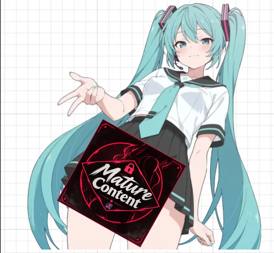 Naklejka Hatsune Miku Futa | Vocaloid Naklejki Futanari Ecchi Cartoon Futa futanari sticker,futa sticker,Hatsune Miku sticker,Vocaloid sticker
