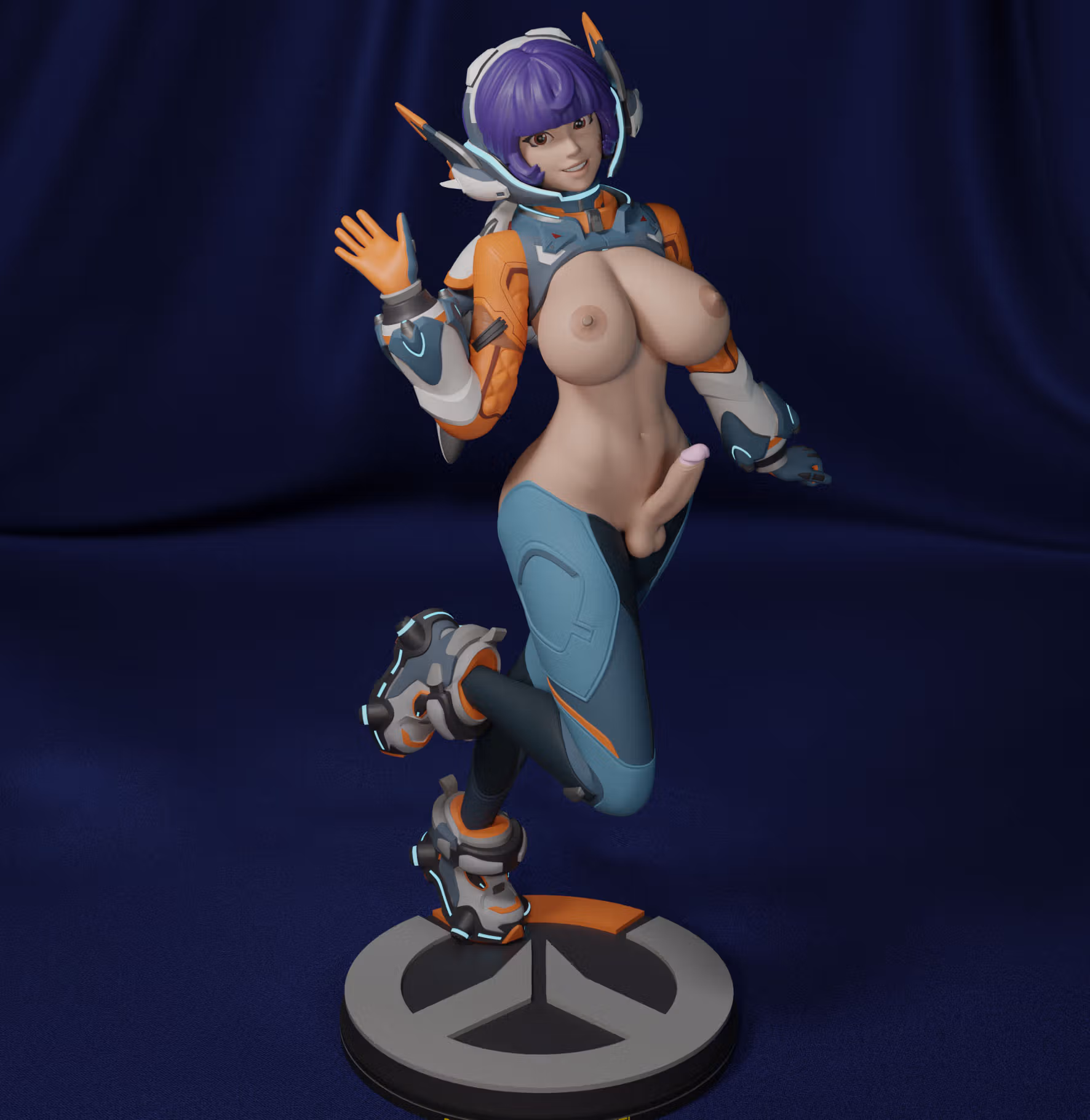 Statua Juno | Overwatch Fan art di FunserviceSTL SFW,NSFW,Futa 3d printed statue,nsfw statue,Juno statue,Overwatch statue,3d printed figure,3d printed,futa statue,futa figurines,futanari figurines,futanari statue