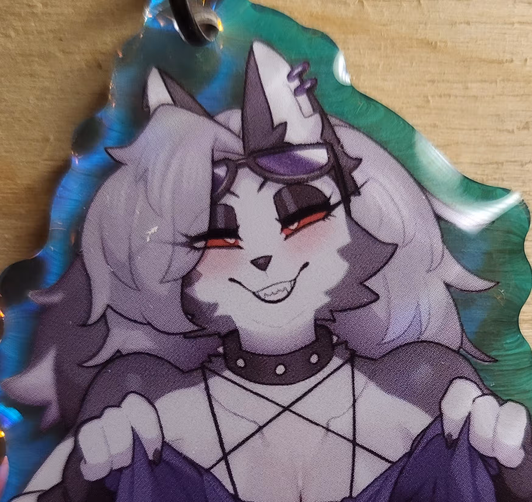 Loona Big Boobs Schlüsselanhänger | Helluva Boss Acryl-Schlüsselanhänger NSFW loona nsfw,loona keychain,furry keychain,Helluva Boss,nsfw keychain