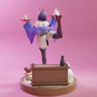 Statue Shuten Douji | Fate Grand Order Fan art par KiTNo SFW,NSFW 3d printed statue,3d printed figure,nsfw statue,Shuten Douji statue,Fate Grand Order statue