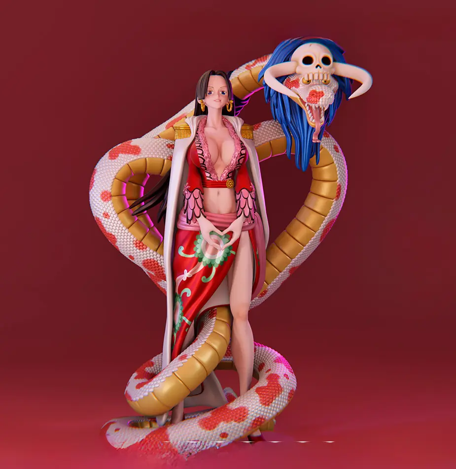 Boa Hancock Statue | One Piece Fan Art by Magpie3d SFW,NSFW,Futa 3d printed statue,3d printed,3d printed figure,nsfw statue,futa statue,futa figurines,futanari figurines,futanari statue,One Piece statue,Boa Hancock statue