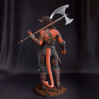 Karlach Statue | Baldur's Gate 3 Fan Art by Bulkamancer SFW 3d printed statue,3d printed,Baldur's Gate Statue,3d printed figure,Karlach statue