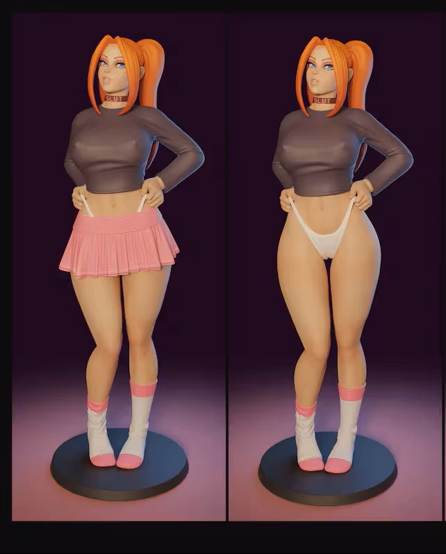 Chloe Statue | Original Fanart von Texelion SFW,NSFW,Futa 3d printed statue,3d printed,nsfw statue,3d printed figure,Chloe Statue,futa statue,futa figurines,futanari figurines,futanari statue