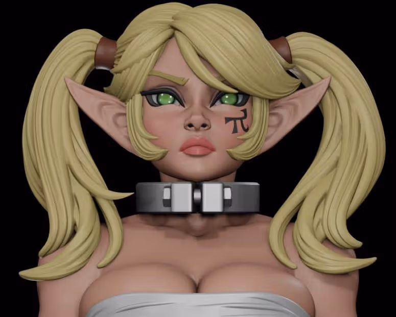 Slave Elf Loliel Girl Statue | Original Fan Art by Digital Dark SFW,NSFW,Futa 3d printed statue,3d printed,nsfw statue,3d printed figure,futa statue,Slave Elf Loliel Girl Statue,futa figurines,futanari figurines,futanari statue