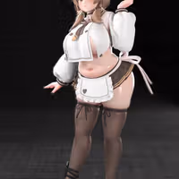 Bready Statue | NIKKE Fan Art by dinotorX SFW 3d printed statue,Bready statue,NIKKE statue,3d printed figure,3d printed