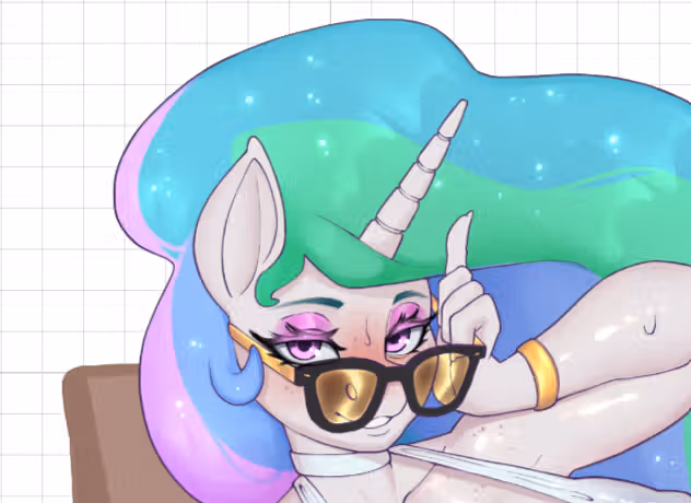 Princess Celestia Beach Furry Sticker | My Little Pony Vinyl Sticker SFW,NSFW,Futa furry sticker,nsfw sticker,futa sticker,stickers,Princess Celestia,mlp sticker,My Little Pony sticker