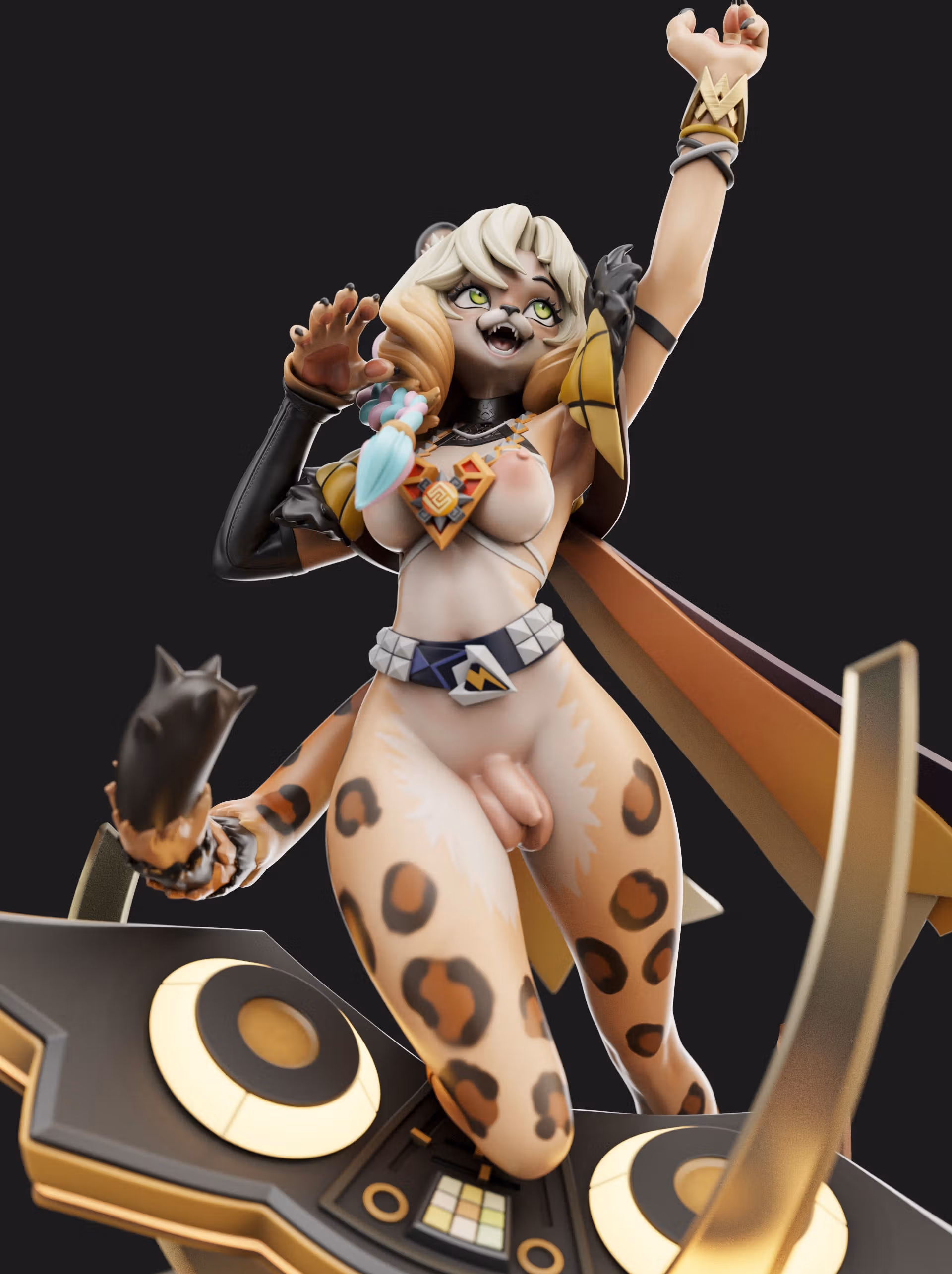 Estatua Xilonen Furry | Genshin Impact Fan Art por Anyonensfw SFW,NSFW,Futa 3d printed statue,3d printed,nsfw statue,3d printed figure,Xilonen Statue,furry statue,futa statue,futa figurines,futanari figurines,futanari statue